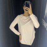 بلوز آستین بلند فینگردار صورتی